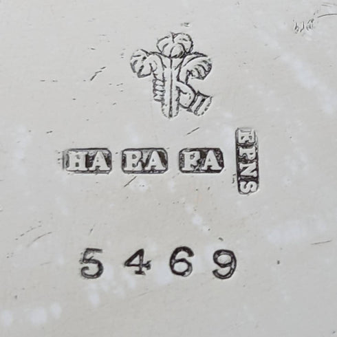 英国アンティーク シルバープレート製 ビスケットバレル Henry Atkins