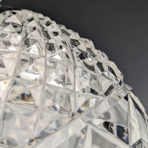 1979年 英国ヴィンテージ カットガラス 純銀装飾 デキャンタ Mappin and Webb