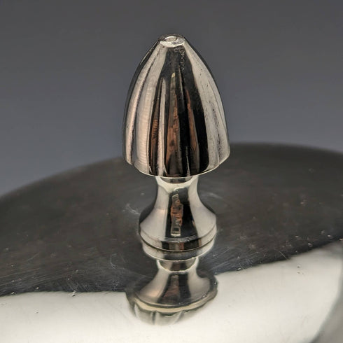 英国ヴィンテージ シルバープレート製 ビスケットバレル