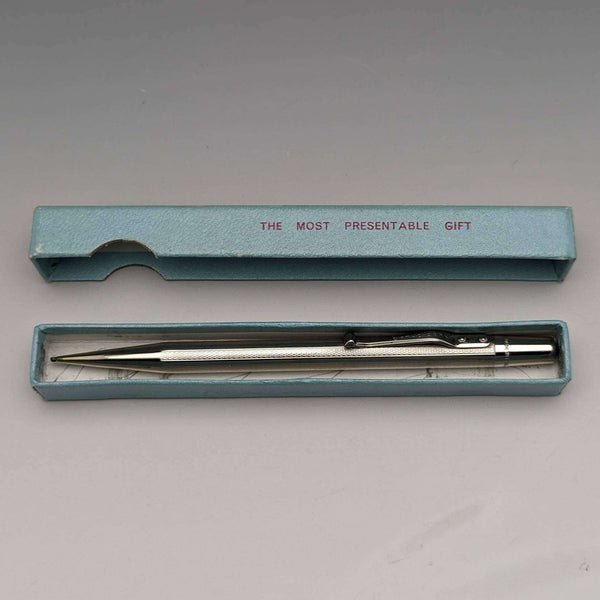 British Vintage Yard O Red Platinine Propelled Pencil in Paper Box