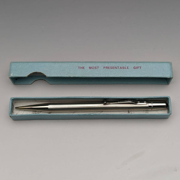 British Vintage Yard O Red Platinine Propelled Pencil in Paper Box