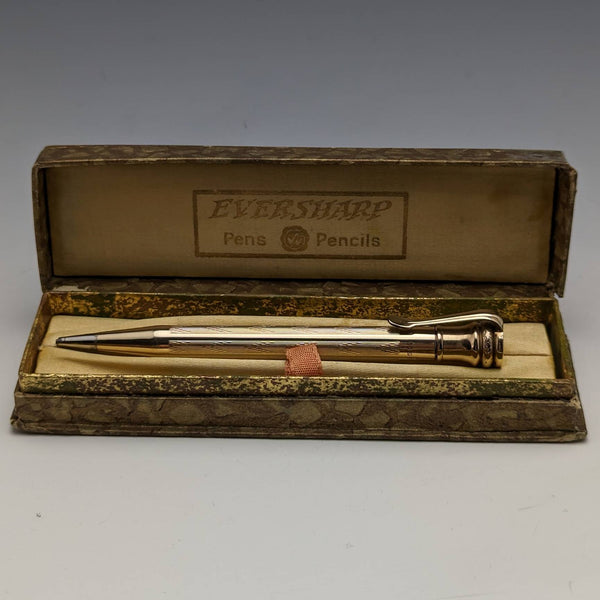 British Vintage Eversharp Gold Filled Mechanical Pencil in Case