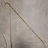 Bastón antiguo británico de caña fina y ligera, mango en L, 91,5 cm, circa 1900