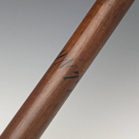 Swiss Made Antique Hiking Stick Cane with Fur Handle 82cm