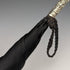 Early 20th Century British Antique Gentleman's Buanbrella Black Sterling Silver Engraved Handle 93cm