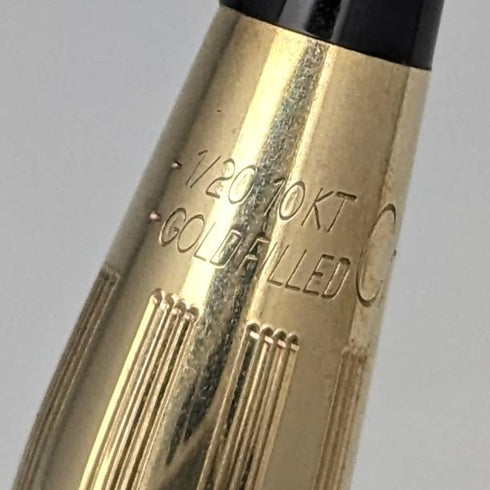 ヴィンテージ クロス(CROSS) 金張りボールペン・ペンシルセット ケース入