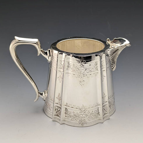 1880年頃 英国アンティーク シルバープレート製 ティーポット3点セット Cooper Brothers