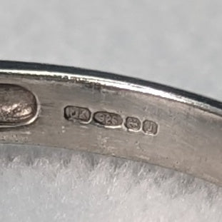 英國復古珠寶珍珠・珍珠純銀戒指