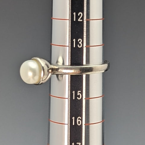 英國復古珠寶珍珠・珍珠純銀戒指