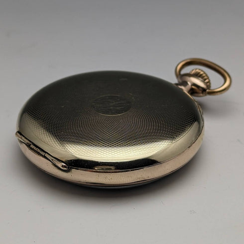 1930年頃 ヴィンテージ オメガ 懐中時計 金張りオープンフェース 動作良好