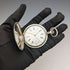 Around 1915 Antique Zenith pocket watch Engraved silver side Hunter Works well