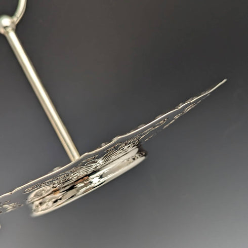 1922年頃 英国ヴィンテージ シルバープレート製 ケーキスタンド Mappin and Webb