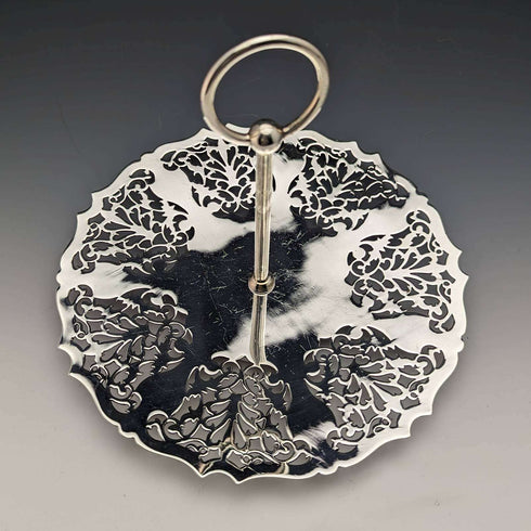 1922年頃 英国ヴィンテージ シルバープレート製 ケーキスタンド Mappin and Webb