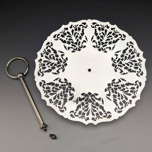 1922年頃 英国ヴィンテージ シルバープレート製 ケーキスタンド Mappin and Webb