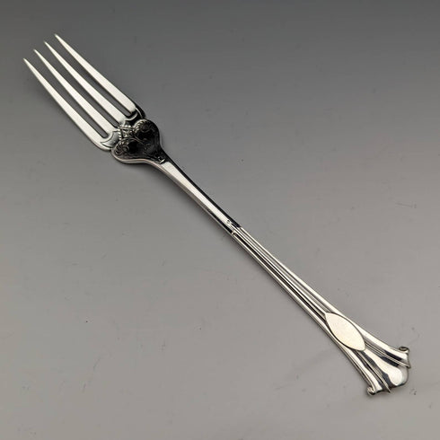 1885 年左右英國古董銀盤魚餐具 6 對套裝 Mappin 和 Webb