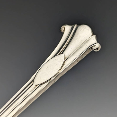 1885 年左右英國古董銀盤魚餐具 6 對套裝 Mappin 和 Webb