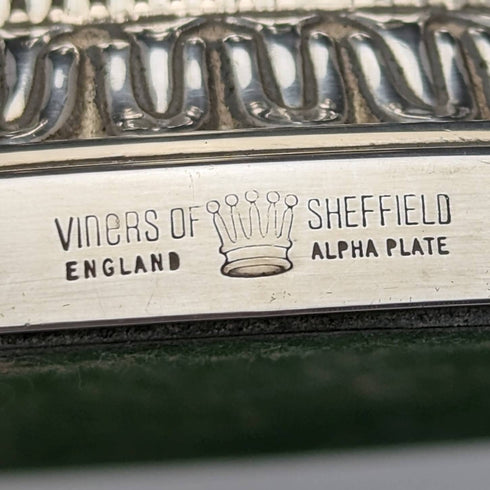 英国ヴィンテージ シルバープレート製 キャンドルスタンド 燭台 Viners