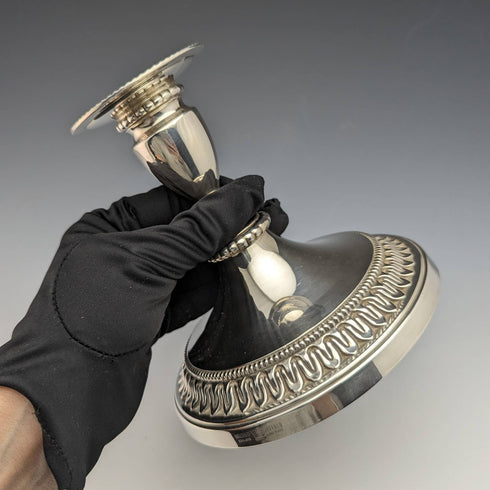 英国ヴィンテージ シルバープレート製 キャンドルスタンド 燭台 Viners