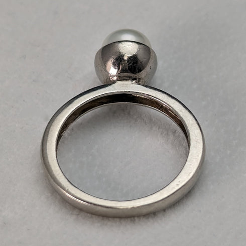 英國復古珠寶珍珠・珍珠純銀戒指