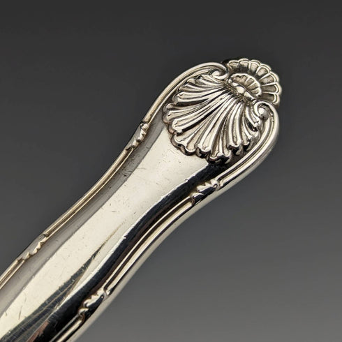 1930年代 英国ヴィンテージ シルバープレート製 デザートカトラリー6ペアセット John Round