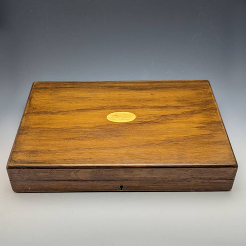 1930年頃 英国ヴィンテージ 白蝶貝ハンドル フィッシュカトラリー12ペアセット 箱入り