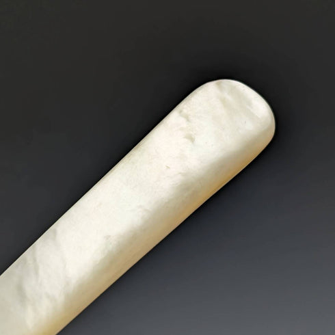 1930年頃 英国ヴィンテージ 白蝶貝ハンドル フィッシュカトラリー12ペアセット 箱入り