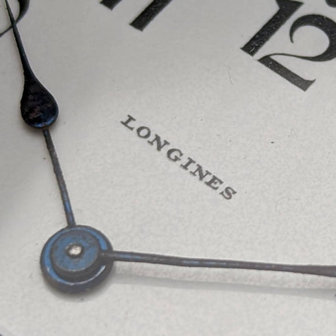 1928年頃 アンティーク ロンジン 懐中時計 彫刻銀側ハンターケース 動作良好