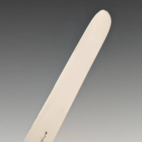 1833 British Antique Sterling Silver Dessert Cutlery 5 Pair Set Total 383g Trayed Thomas Samson