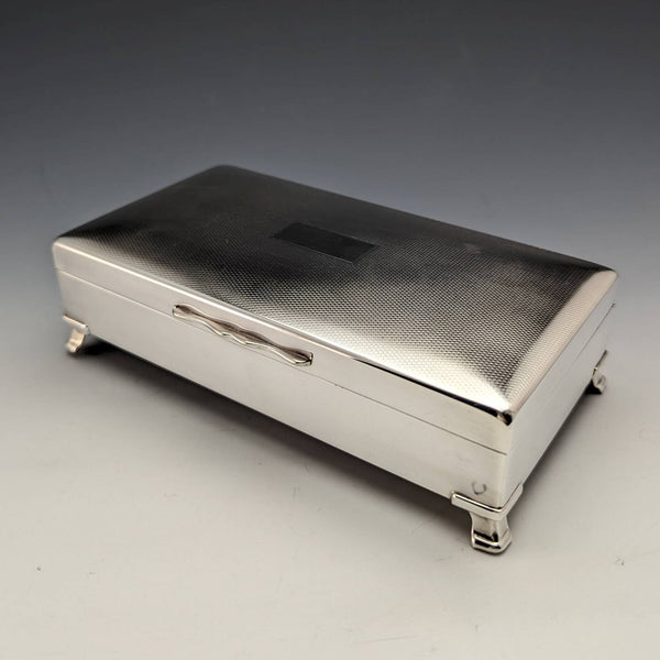 British Vintage Silver Plated Box Harman Brothers