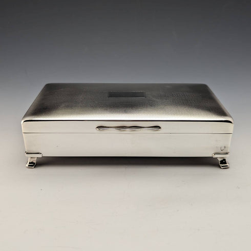 British Vintage Silver Plated Box Harman Brothers