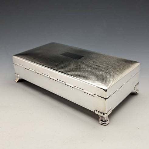British Vintage Silver Plated Box Harman Brothers