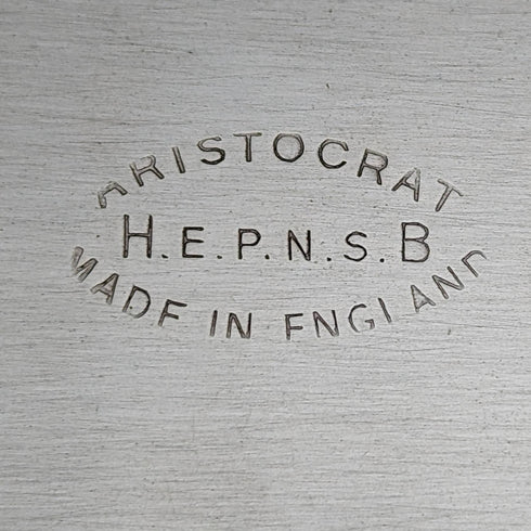 British Vintage Silver Plated Box Harman Brothers