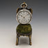 1920s Brass Chair Pocket Watch Holder Green Sheet
