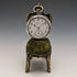 1920s Brass Chair Pocket Watch Holder Green Sheet