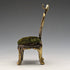 1920s Brass Chair Pocket Watch Holder Green Sheet