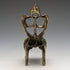 1920s Brass Chair Pocket Watch Holder Green Sheet