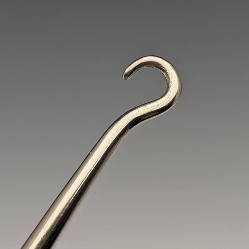1898年 英国アンティーク 純銀ハンドル ボタンフック Henrry Williamson