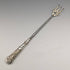 1889 British Antique Pure Silver Handle Toasting Fork Adie and Lovekin