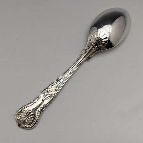 Set of 10 British Vintage Silver Plated Coffee Spoons