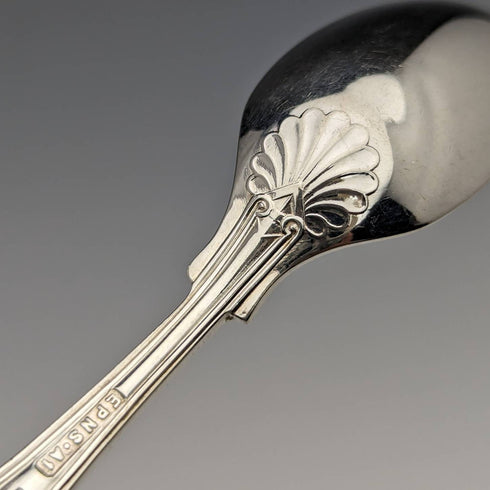 Set of 10 British Vintage Silver Plated Coffee Spoons