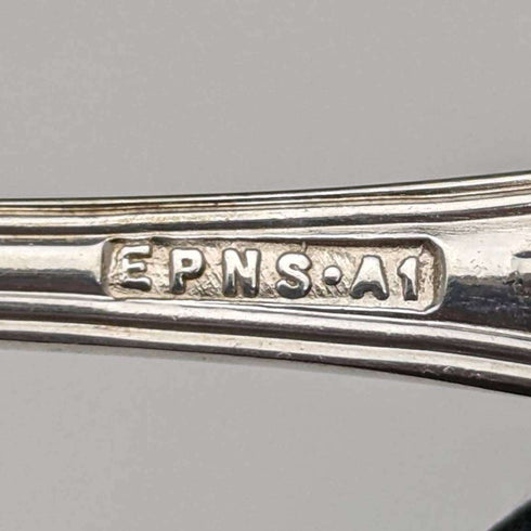 Set of 10 British Vintage Silver Plated Coffee Spoons
