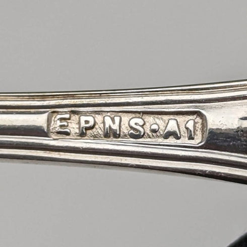 Set of 10 British Vintage Silver Plated Coffee Spoons