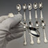 Set of 10 British Vintage Silver Plated Coffee Spoons