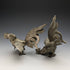 British Vintage Pewter Chicken Figurine Pair
