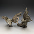 Vintage Pewter Rooster Figurines, Pair