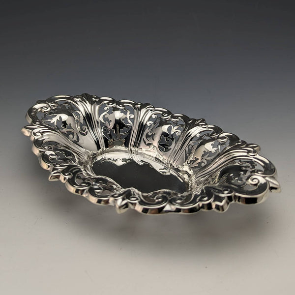 1904 年英國古董純銀耳環盤 112 克埃爾金頓