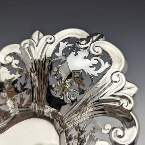 1904 年英國古董純銀耳環盤 112 克埃爾金頓