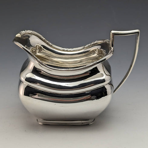 1910s British Antique Silver Plated Teapot Set of 4 Manoah Rhodes