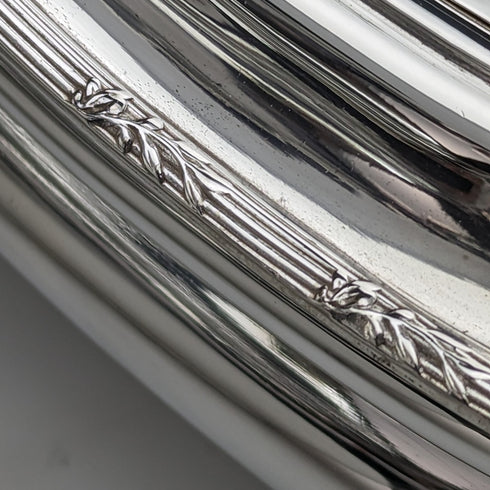 1910s British Antique Silver Plated Teapot Set of 4 Manoah Rhodes