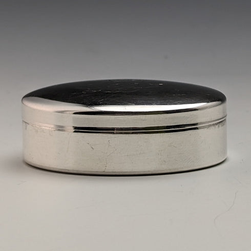 Italian Vintage Continental Silver Pill Case